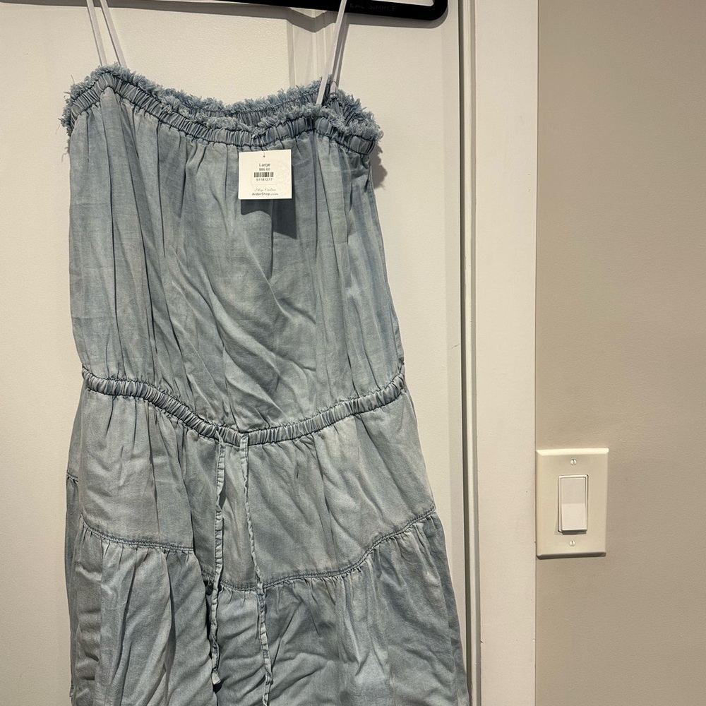 Light Blue Denim Dress/ Romper
